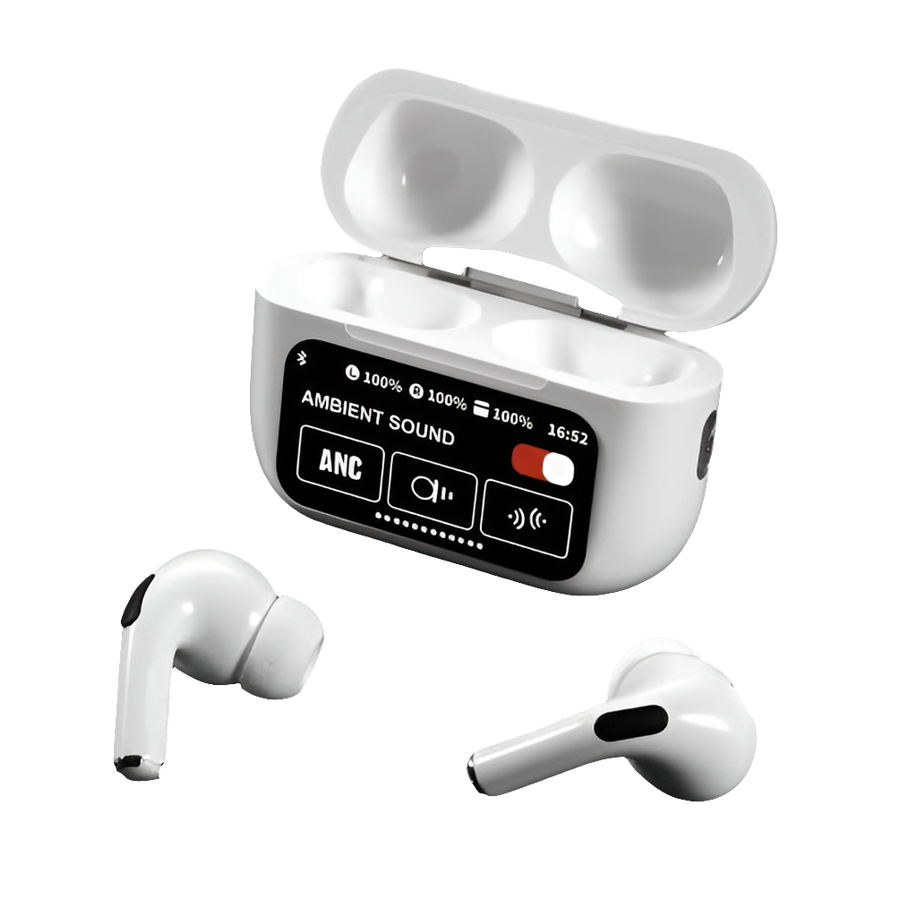A9 PRO DISPLAYED EARBUDS (premium quality and high sound)+ANC/ENC