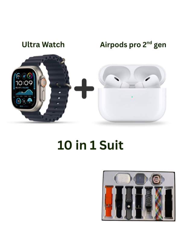 ULTRA WATCH(7 in 1) + AIRPODS PRO