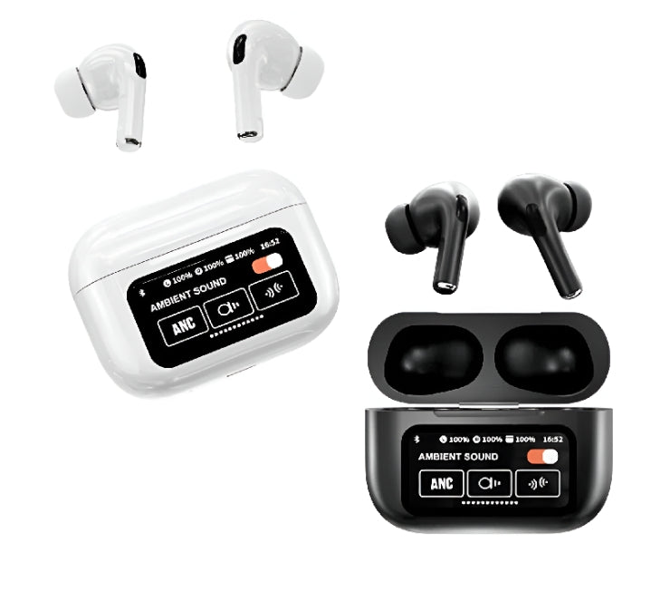 A9 PRO DISPLAYED EARBUDS (premium quality and high sound)+ANC/ENC