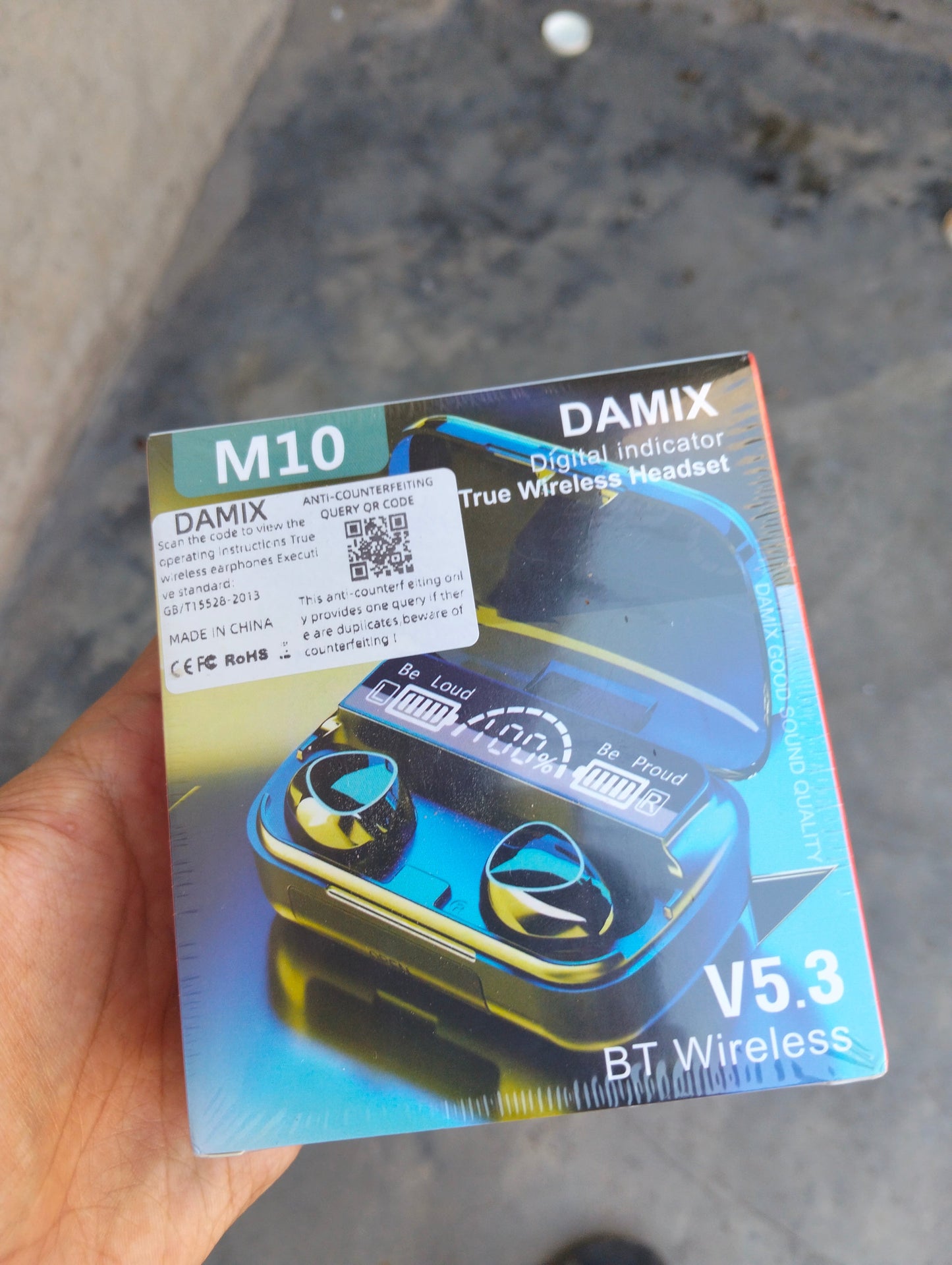 M10 earbuds original DAMIX wireless earbuds