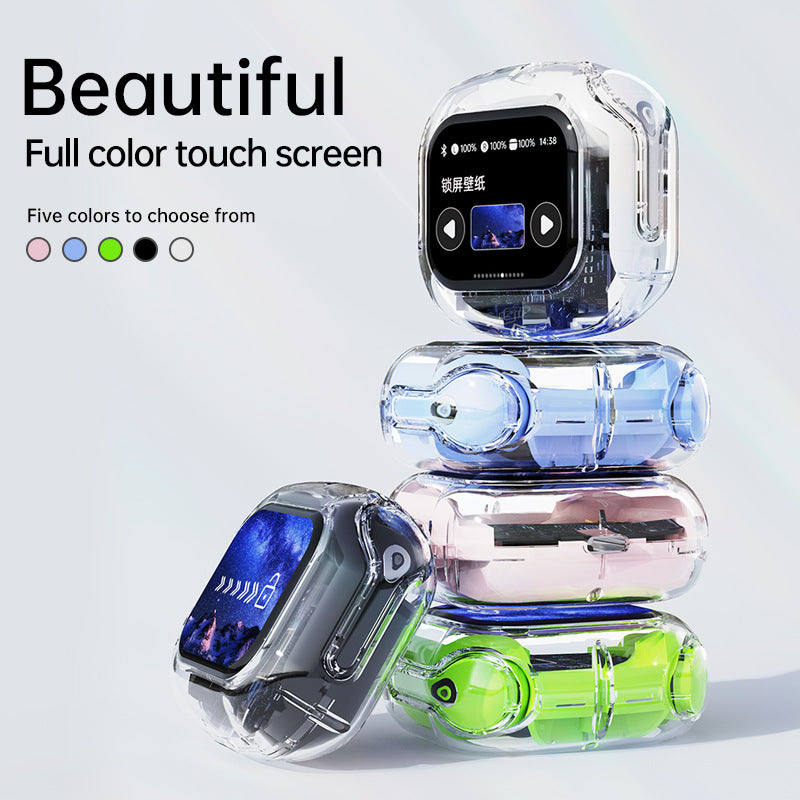 Air Max Transparent airpods with display screen 🎧🎶