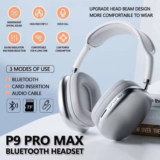 P9 PRO MAX HEADPHONE 🎧🎶